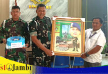 Ulang Tahun Dandenpom Letnan Kolonel Cpm Sundoro,SH, Mendapat Kejutan Dari Pimpinan Redaksi Perisainews dan Detexi