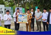 BAZNAS RI Resmikan ZCorner Kampung Ramadan di Kota Jambi