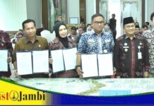 Percepat Kota Jambi Bahagia, Wali Kota Maulana Teken Perjanjian Kinerja OPD 2026